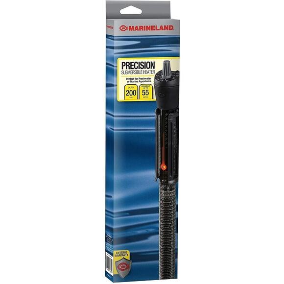 Marineland Precision Submersible Heater For Aquariums Up To 55 Gallons 200 Watts - Picture 1 of 5